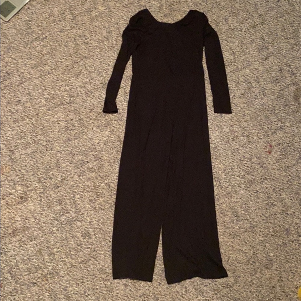Black art class jumpsuit